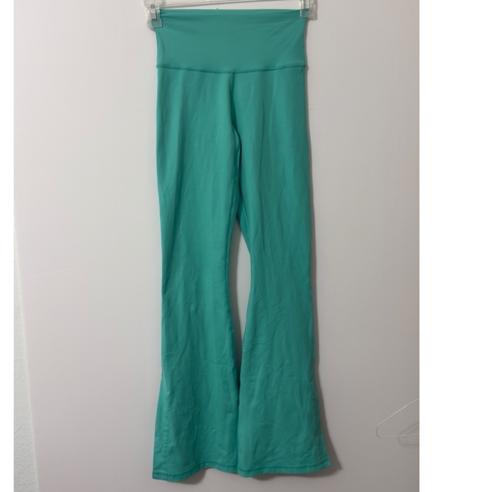OFFLINE by Aerie The Hugger Bootcut Leggings Womens S Teal Green Good Flared